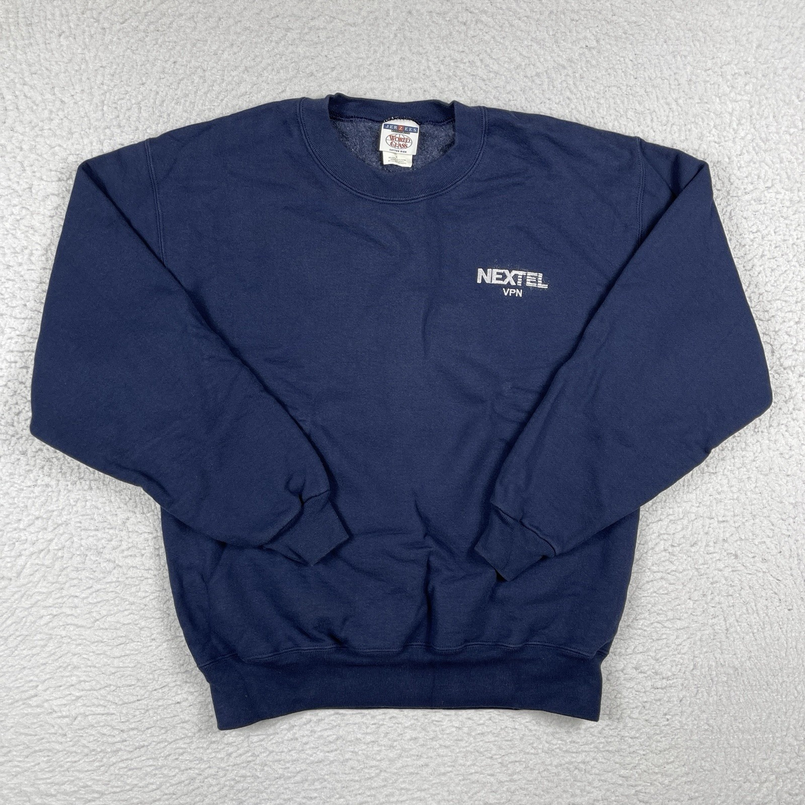 Nextel Sweatshirt Mens Medium Vpn Pullover Vintage Communications Phone Workwear